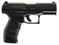 Walther Arms 2807076 PPQ M2 45 ACP 121 4.25 Inch Black Steel Barrel, Matte Black Tenifer Serrated Steel Slide, Black Polymer Frame w/Picatinny Rail, Black Finger Grooved Grip, 3 Auto Safety | .45 ACP | 723364209352