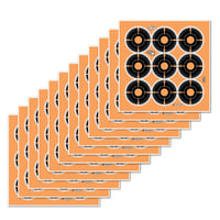 EZ-Aim 15318 Splash Reactive Target Self-Adhesive Paper Black/Orange 2 Inch Bullseye 12 PK | 026509048077 | Allen Co | Hunting | Targets | Other