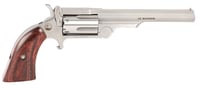 North American Arms 22MCR4 Ranger II  22 LR/22 WMR 5 Shot 4 Inch Stainless Steel Barrel, Stainless Steel Frame, Stainless Cylinder, Rosewood Boot Grip, Exposed Hammer, Extra Cylinder | .22 LR .22 WMR | 744253003332