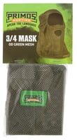 Primos PS6662 Mesh  OD Green Mesh 3/4 Face Mask OSFA | 010135066628