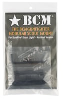 BCM SLMKM Modular Scout Light Mount  Keymod Black Aluminum | NA | 812526020314
