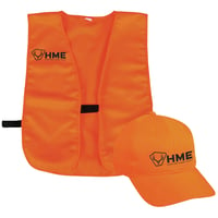 HME HMESFVHOR Safety  Vest and Cap OSFA Orange Polyester | 888151022511