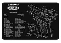 TekMat TEKR17BROWNINGHP Browning High Power Cleaning Mat Browning HiPower Parts Diagram 11 Inch x 17 Inch | NA | 612409970718
