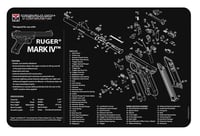 TekMat TEKR17RUGERMK4 Ruger Mark IV Cleaning Mat Ruger Mark IV Parts Diagram 11 Inch x 17 Inch  | NA | 612409971005
