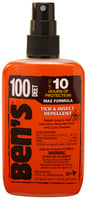 Bens 00067080 100  Odorless Scent 3.40 oz Spray Repels Ticks  Biting Insects Effective Up to 10 hrs | 044224070814