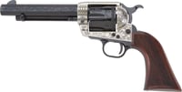 Pietta GW45ALO512NMCW 1873 GW2 Deluxe Alchimista III 45 Colt LC 6rd 5.50 Inch Overall Blued Engraved Steel with Checkered Walnut Army Grip | .45 COLT | 641996211676