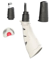 Foxpro MRMTHY Mr. Mouthy  Diaphragm/Howler Call Double Reed Coyote Sounds Attracts Predators White 3 Piece | 831621004746