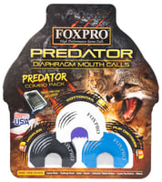 Foxpro COYCOMBO Predator Combo Diaphragm Call Double/Triple Reed Cottontail Sounds Attracts Predators Black/Blue/White 3 Piece | 831621005286