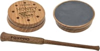Foxpro HPSLATE Honey Pot  Friction Call Attracts Turkeys, Natural Honey Locust Wood/Slate | 831621007488