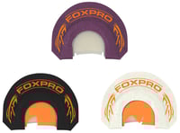 Foxpro HYBRID SPUR COMBO Crooked Spur Hybrid Spur Combo Pack Diaphragm Call Double Reed Turkey Sounds Attracts Turkeys Black/Purple/White 3 Piece | 831621007112