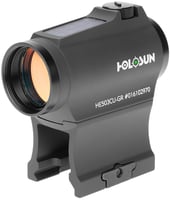 Holosun HE503CUGR HE503CUGR  Black Anodized 1x 20mm 20mm Tube 2 MOA Green Dot/65 MOA Green Circle Multi Reticle Reticle 2 MOA Dot/ 65 MOA Circle Dot Carbine/Rifle | 605930624823