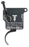 TriggerTech R70TCB13TNP Special  TwoStage Pro Curved Trigger with 13.50 lbs Draw Weight  Matte Gray w/Black Parts Finish for Remington 700 Right | 885768001786