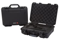 Nanuk 910CLASG1 910 Classic 2 Up Pistol Case Black Polymer w/ Latches  ClosedCell Foam Padding 13.20 Inch L x 9.20 Inch W x 4.10  Inch H Interior Dimensions | 666365020628