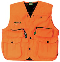 Primos 65702 Gunhunters Hunting Vest Large Blaze Orange Features Compass  LED Light | 010135657024 | Primos | Apparel | Vests 