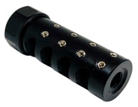 American Precision Arms G3A1265N The Answer Gen 3 Micro Bastard Brake Black Nitride Stainless Steel with 1/2 Inch28 tpi Threads, 2.20 Inch OAL  .600 Inch.750 Inch Diameter for 6.5 Cal ARPlatform  Hunting Rifles | 810131790011