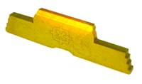 Cross Armory CRG5SLGD Slide Lock  Extended Compatible w/Glock Gen1-5/P80 Gold Steel | 080101993623 | Cross | Gun Parts | Handgun 