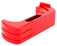 Cross Armory CRG5MCRD Mag Catch  Extended Compatible w/Glock Gen45 Red Anodized Aluminum | 726798348437