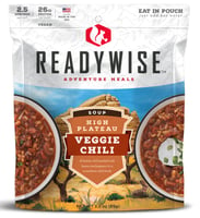ReadyWise RW05011 Outdoor Food Kit High Plateau Veggie Chili Soup 2.5 Servings In A Resealable Pouch, 6 Per Case | 855491007338