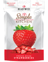 ReadyWise SK05006 Simple Kitchen Freeze Dried Fruit Strawberry 1 Serving Pouch 6 Per Case | 851238005681