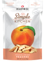 ReadyWise SK05008 Simple Kitchen Freeze Dried Fruit Peaches 1 Serving Pouch 6 Per Case | 851238005698