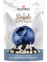 ReadyWise SK05912 Simple Kitchen Freeze Dried Fruit Blueberries  Yogurt 1 Serving Pouch 6 Per Case | 855491007171