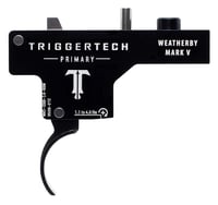 TriggerTech WM5SBB14NBW Primary  SingleStage Curved Trigger with 1.504 lbs Draw Weight  Black PVD Finish for Weatherby Mark V | 885768001977
