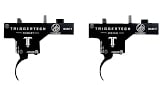 TriggerTech WM5SBB13NBW Special  SingleStage Curved Trigger with 13.50 lbs Draw Weight  Black PVD Finish for Weatherby Mark V | 885768002035