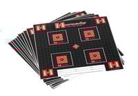 Hornady 9963 LockNLoad Target Grid Hanging Paper Black Red White 10 Pack | 090255299632