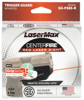 LASERMAX LASER CENTERFIRE RED W/GRIPSENSE SIG P365/P365 XL | 798816543827