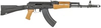 Kalashnikov USA KR103SFSAW KR103  7.62x39mm 301 16.33 Inch ChromeLined Barrel, Forged Trunnion, Side Optic Rail, Black Side Folding Stock, Amber Wood Handguard  Grip, Includes 1 30rd Magazine  | 7.62x39mm | 811777020876