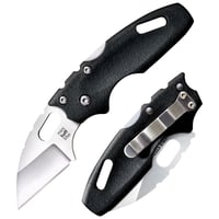 Cold Steel CS20MT Tuff Lite  Mini 2 Inch Folding Sheepsfoot Plain 4034 SS Blade, 3 Inch Black Griv-Ex Handle, Includes Pocket Clip | 705442009191 | Cold Steel | Personal Defense  | Knives  |Folding