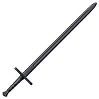 Cold Steel CS92BKHNH Hand  A Half Training Sword 34 Inch Fixed Plain Black Polypropylene | 705442007777