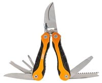 AccuSharp 085C Sportsmans  Black/Orange Folding Plain Blade Includes Nylon Case with Belt Clip | 015896000850