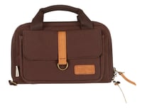 Allen Heritage 8252 Muddy Creek Attache Case Brown Cotton Canvas with Leather Trim, Webbed Handles, Exterior Organizer/Mag Pocket  Lockable Zippers Holds up to 2 Handguns 12 Inch x 7 Inch Exterior Dimensions | 026509046868