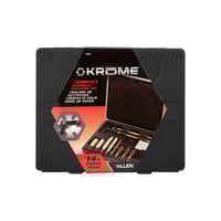 Krome 70607 Compact Handgun Cleaning Kit 22 / 38 / 357 / 44 / 45 / 9mm   14 Pieces | 026509050995