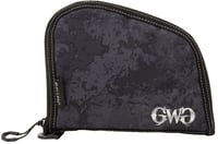 Girls With Guns 9078 Midnight Handgun Case 8 Inch Black/Shade Blackout Camo, Locking Zipper | 026509054382