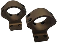 Talley HC950735 Scope Mount/Ring Combo  Burnt Bronze Aluminum 1 Inch Tube XBolt High Rings Short/Long Action 0 MOA | 810301022300