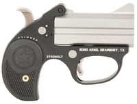 Bond Arms BAST Stinger  22 LR 2rd, 3 Inch Double Matte Stainless Steel Barrel, Anodized Aluminum Frame, Black Nylon Grip, Rebounding Hammer, Crossbolt Safety | .22 LR | 855959003981