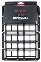 Vertx VTX5190IBKNA S.O.C.P Rigid Insert Panel made of Black Tufmax Polymer with Duraflex Grip Click Buckles, Velcro One-Wrap  is MOLLE Compatible | 190449337789