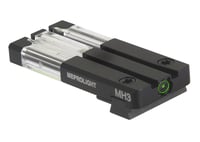 Meprolight USA 631163108 FT Bullseye Rear Sight Green/Tritium Fiber Optic, Black Frame, Fits Sig Sauer P365, Dovetail | 810013521115