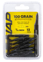NAP NAP60P3DP932 3D Practice Points Field Tips Fixed 100 Gr Black/ 12 Pack | 888151019900