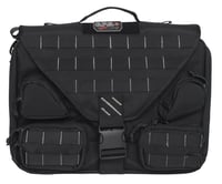 GPS Bags T1350BCB Tactical Brief Case Black 1000D Polyester with Visual ID Storage System, Pockets, Fold Over Design  Lockable YKK Zippers Holds 1 Handgun Includes Holster  | NA | 819763010078