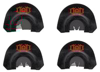 Drury Outdoors HSDODMCTS4PK Signature Tongue Diaphragm Call Attracts Turkeys, Triple Latex Reeds, 4 Pack | 813628004370