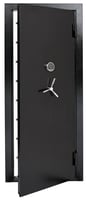 VAULT DOOR 32X80 OUTSWINGOutSwing Vault Door Safe Black  32 Inch x 80 Inch  12 gauge door and door frame  Nine 1 Inch live locking bolts  SecuRam digital lock with key backup standard  Steel trimmed exterior  For standard 32 Inch door openingl trimmed exterior  For standard 32 Inch door opening | 842631100403