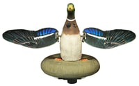 Higdon Outdoors 53077 XS Splashing Flasher  Mallard Drake Species Multi Color Features Built-In Timer | 710617530776