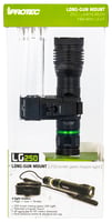 iProtec 6653 LG 250 250 Lumen Green Firearm Light with Long Gun Mount  Black Anodized 25/250 Lumens Green   LED Light | 645397932055