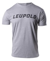Leupold 180229 Wordmark  Graphite Heather Cotton/Polyester Short Sleeve Medium | 030317027353