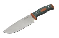 Master Cutlery Outdoor Life Camping Fixed Blade Chef Knife 6 Inch Blade Green and Orange | 805319432234