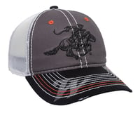 Outdoor Cap WIN35B Winchester Cap Cotton Twill Black/Charcoal/White Unstructured OSFA | 885792387085