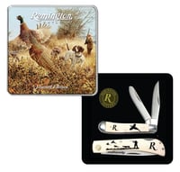 REMINGTON CUTLERY PHEASANT 2KNIFE SET W/TIN | 047700156842